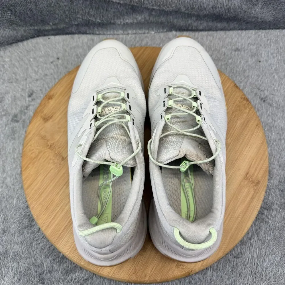 Hoka Transport Shoes Womens Size 9.5 Gray Mesh Walking Athletic Sneakers Vibram